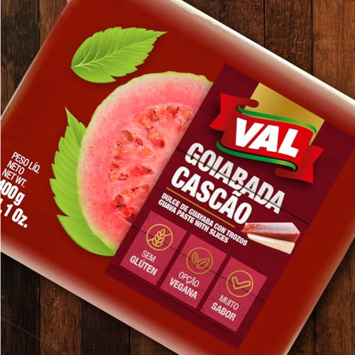 VAL Goiabada Cascao - Guaven-Dessert aus Brasil 400g