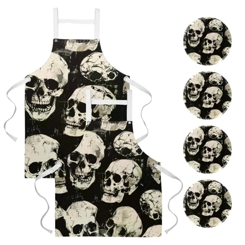 Tablier de cuisine pour pâtisserie et nettoyage de la maison style gothique