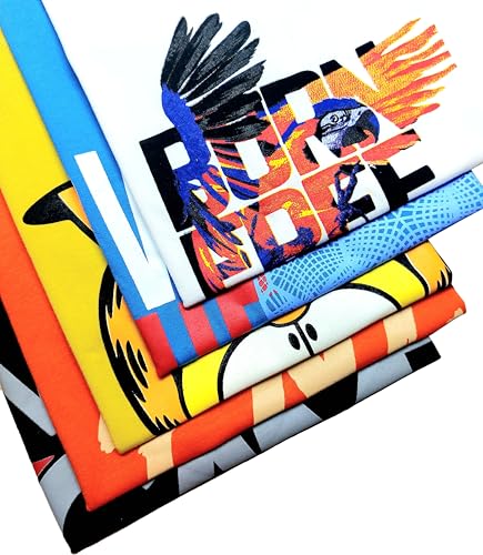 Image of Lush Plush Boys High GSM Cotton Half Sleeve Printed Cotton T-Shirt