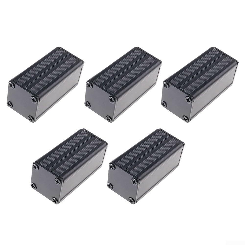 Boîtier de projet électronique SPORTARC 50x25x25mm mini boîte aluminium noir DIY