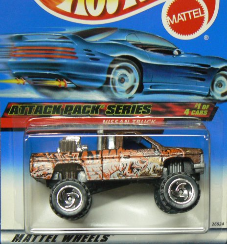Attack Pack Series Nissan Truck Hot Wheels 1:64 miniatura 1