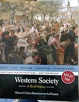 Western Society a Brief History V11 From Absolutism to the Present "Complimentary Copy for Teacher" B00UAZ06MM Book Cover