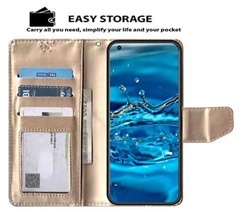 Image of SBMS Flip Cover Back Case Cover for Vivo Y27 with Magnatic Closure | Inbuilt Stand | Card & Money Pocket (Multicolor Pink)