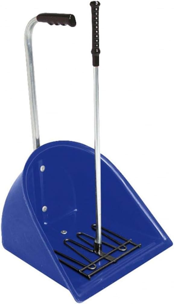 Manure Shovel + rake - - Grey