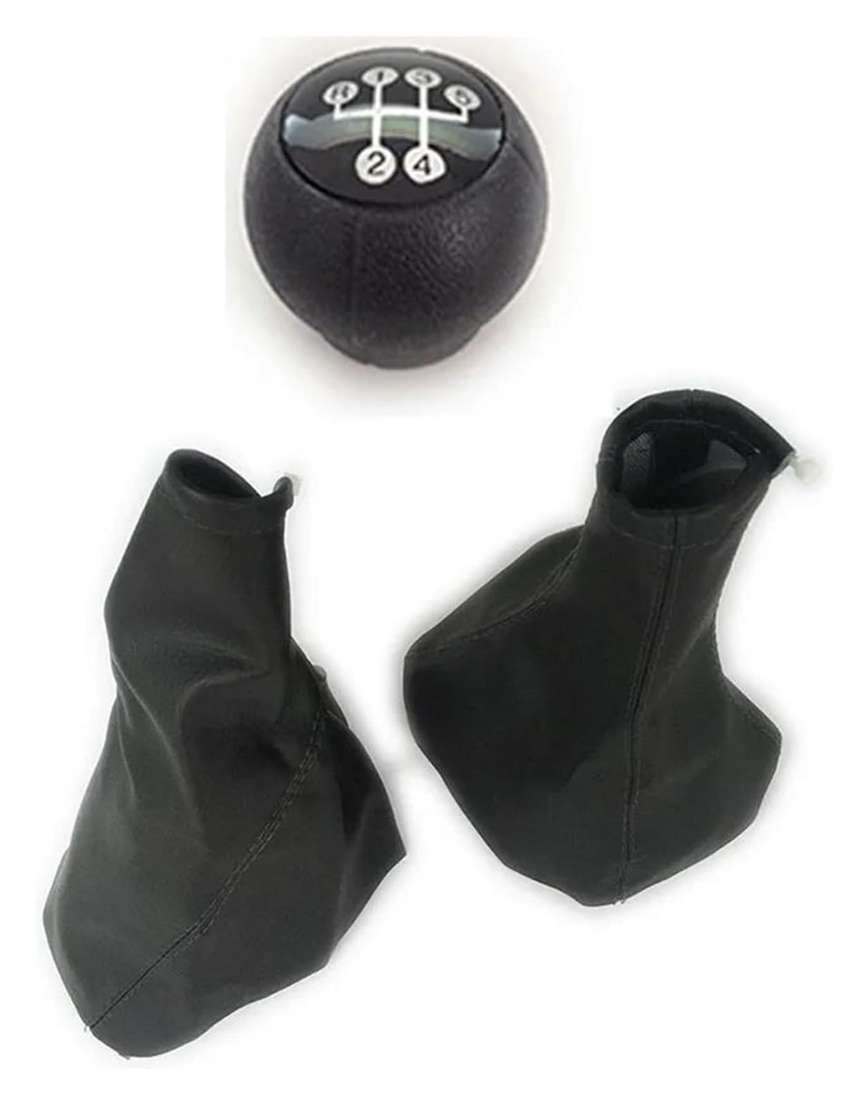 TRASH BIN Car Gear Shift Knob for Opel for Corsa D 009140093 19276456 Car Gear Shift Knob Lever Stick Gaitor(Set)
