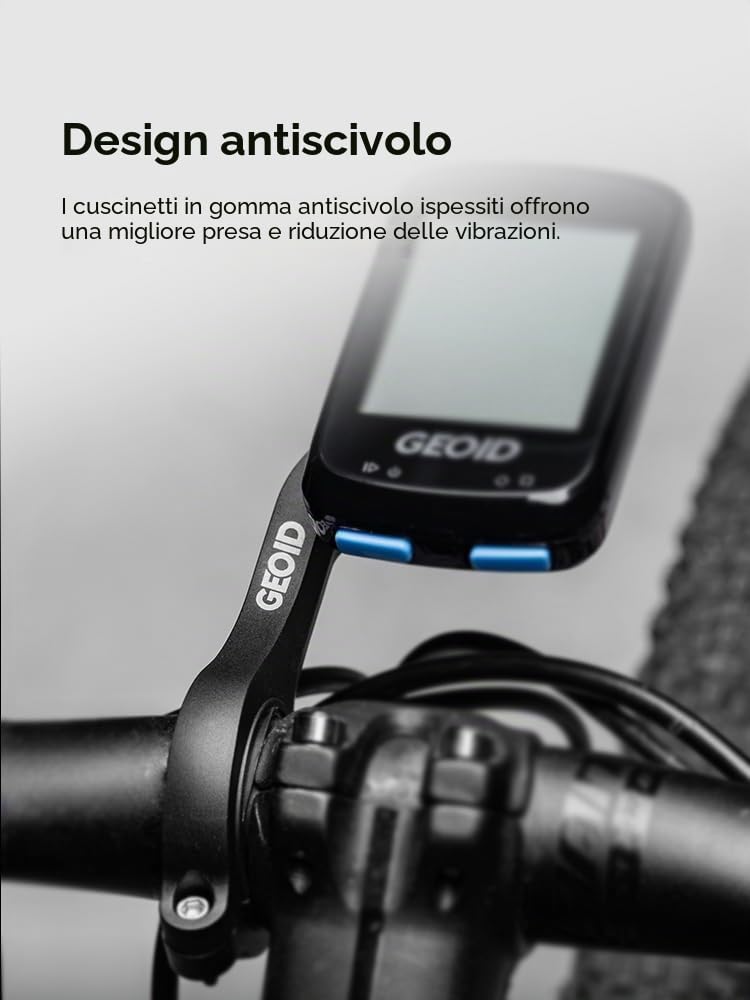GEOID Supporto Computer da Bici Montatura Anteriore Compatibile Garmin Wahoo Bryton Magene Cycplus CooSpo XOSS GoPro