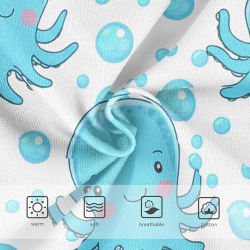 Cute Blue Octopuses Happy Faces Girls Underwear Toddler 2t Cotton Cute Panties Girl Pattern Briefs Undies Kids3