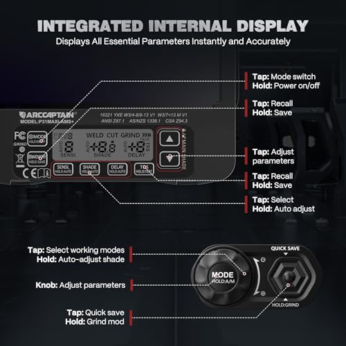 ARCCAPTAIN Intelligent Welding Helmet