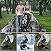 Stroller Rain Cover, Universal Clear Breathable Weather Shield with Waterproof 2-Way Zippers Open, 4 Seasons Protection for Baby from Rain, Wind, Snow (Two Ways Open on Front)