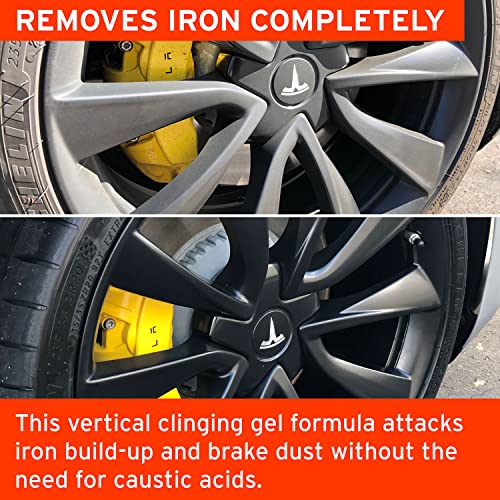 Ethos Wheel Cleaner - Car Wheel Cleaner Spray - Brake Dust, Iron Remover - Color Change Technology - Professional Strength Formula (16 Oz) #TOP7