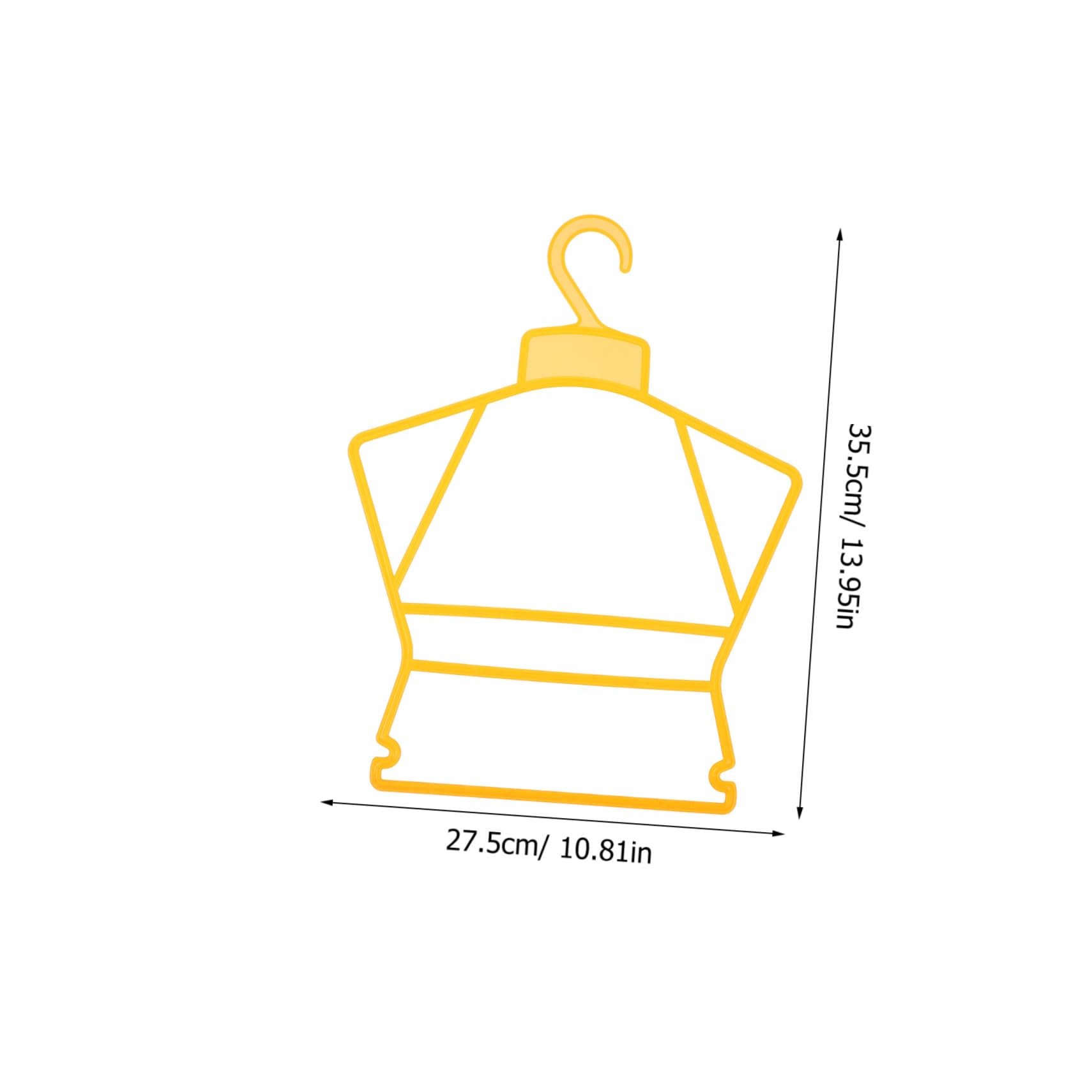 Unomor 10pcs Plastic Hangers Non Slip Hangers for Clothes Versatile for Swimsuits for Organized Closets Elegant Design for Wardrobe