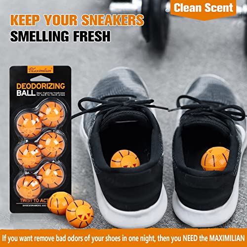 MAXIMILIAN Professional Shoe Deodorizer Balls | Shoe Fresheners Balls | Foot Odor Eliminator | Odor-Fighting Freshener for Neutralizing Odor and Refreshing Sneaker, Wardrobe, Bags2