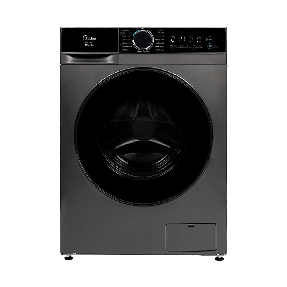 Lava e Seca 10,5kg Titanium Inverter Midea