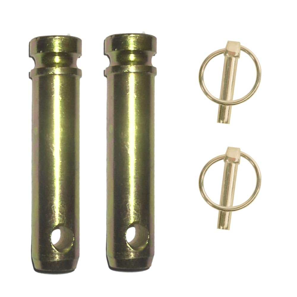 2x Top Link Pin Cat 1 Size 3/4" x 121MM Tractor Trailer Linkage Cat 1 c/w Pins