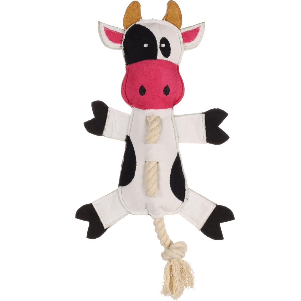 Flamingo DT CHARDA COW + ROPE WHITE 21x45x41CM