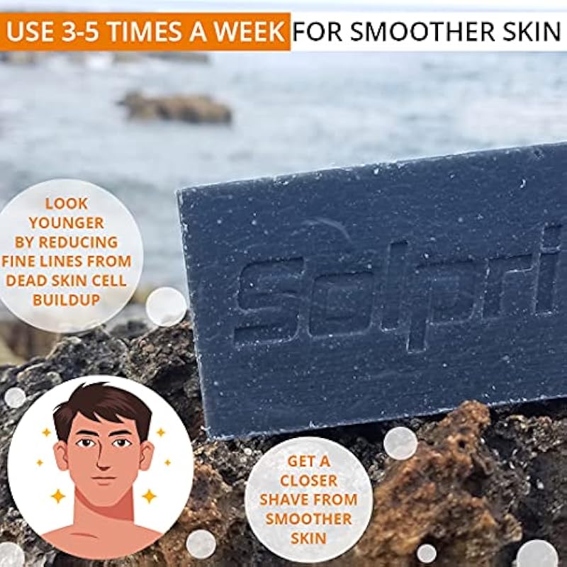 Shield Exfoliating Charcoal Soap Bar for Athletes Foot with Lemongrass Tea Tree 4 oz (Two-Pack) 상세이미지 4