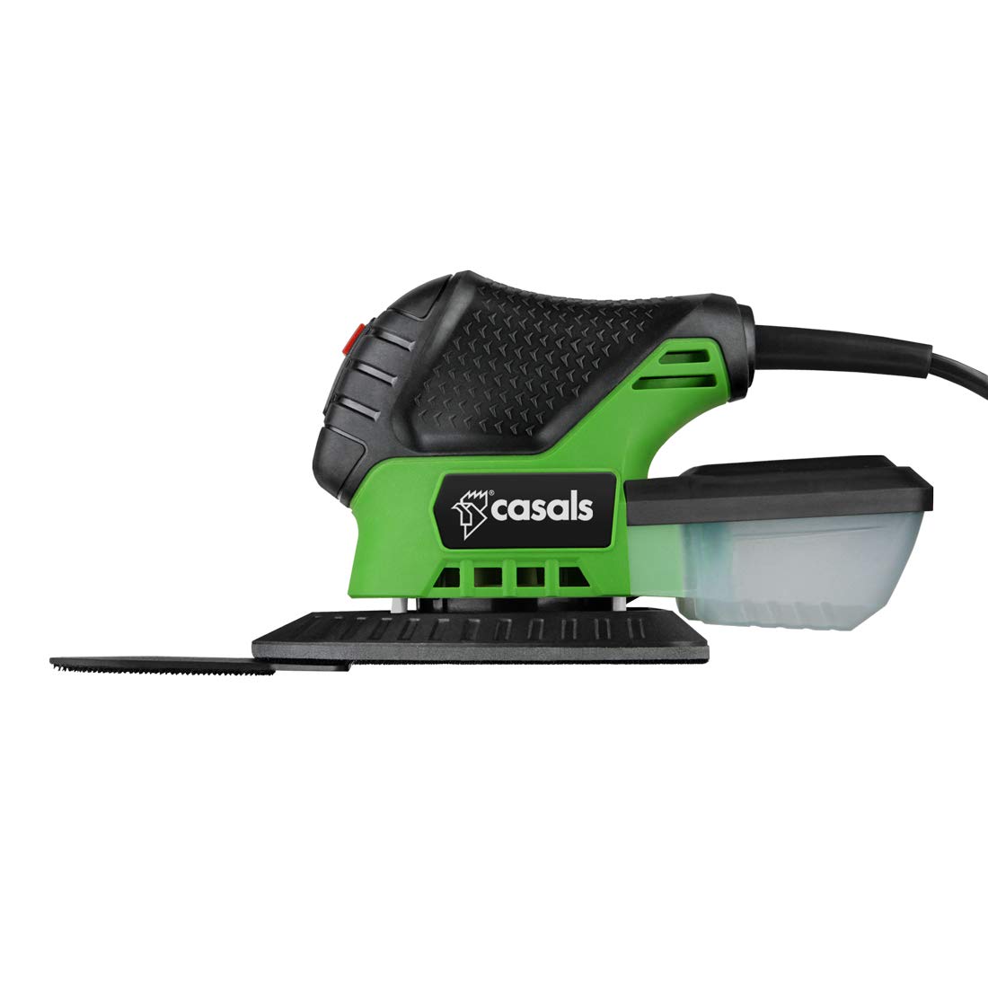 Casals VML75 - Multilijadora, 75W, 11000rpm, base intercambiable, tamaño plato 132x93mm, agarre engomado, microfiltro polvo, fijación velcro, peso 0,75kg