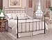 Providence Metal Bed Set in Antique Bronze Finish with Bed Frame, Full