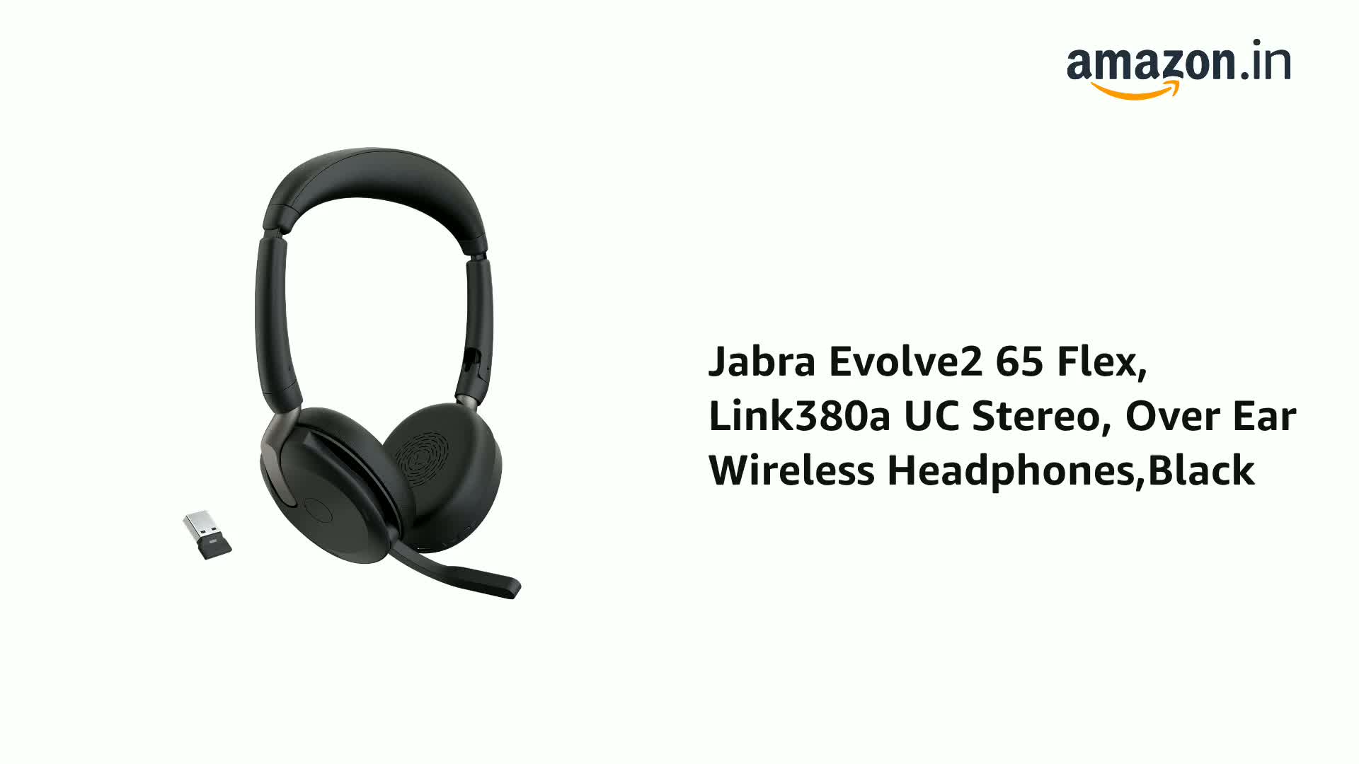 ヘッドホン Jabra Evolve2 65 Flex Link380/390c Jabra Evolve2 65 Flex | Overview