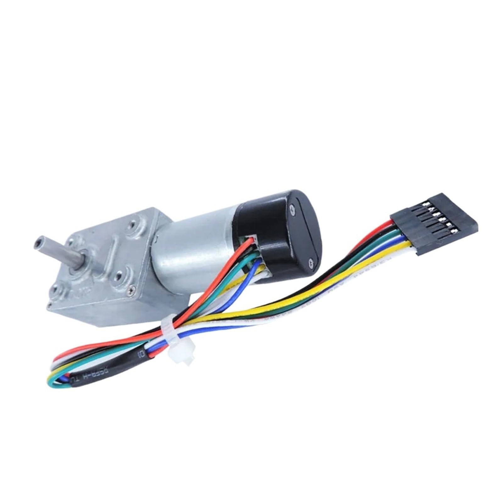 Motores con codificadores Reductor de engranajes CC de tornillo sin fin JGY-370GB, 12 V, codificador Hall de baja velocidad, cubierta a prueba de polvo, codificador de motor, motor reversible con auto