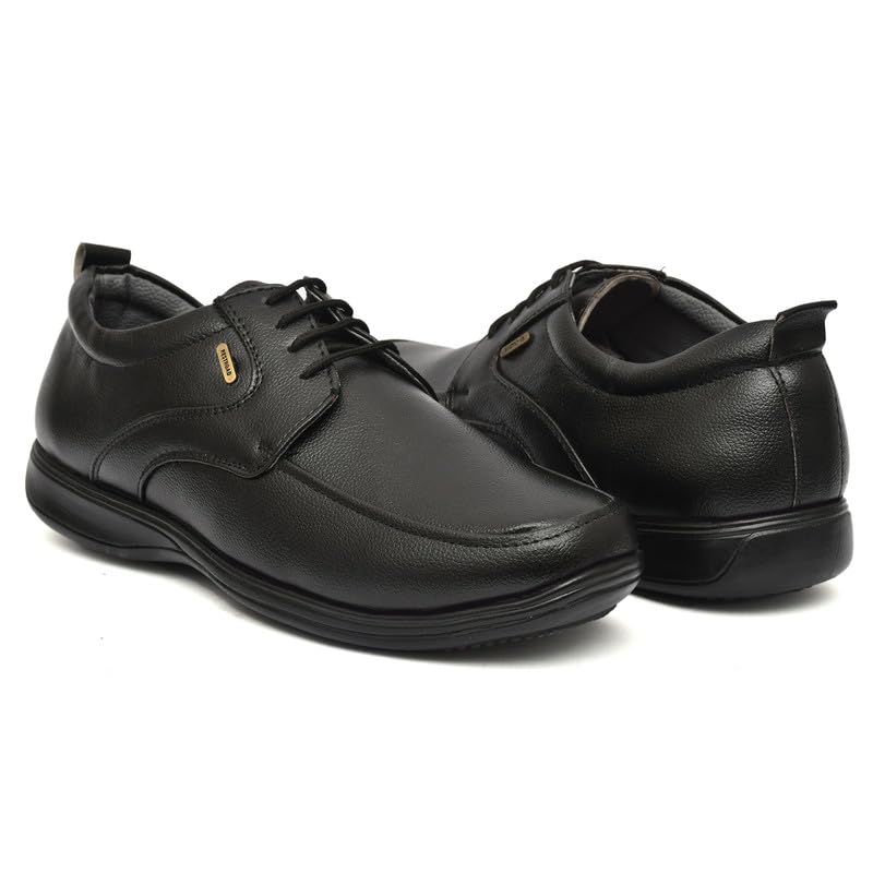 Image of Restroad Men's Formal Shoes | Synthetic Leather Lace-Up Office Wear Shoes for Men