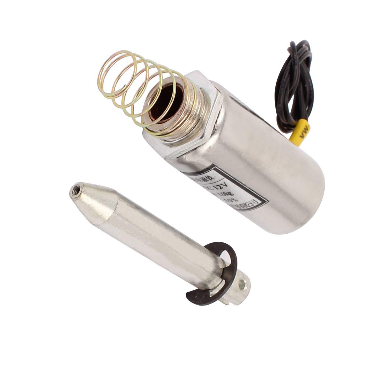 Aexit DC 12V Electromechanical Products Pull Type Linear Motion Tubular Solenoid Electromagnet Solenoids 1Kg Force