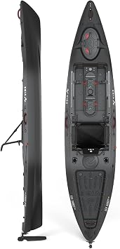 Vibe Sea Ghost 130 Fishing Kayak | 13ft with Ample Cargo Space, Adjustable Foot Braces, Gear Mounts | Includes Hero Seat 2.0 and Versa Console
