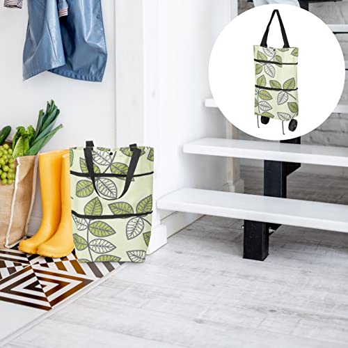 Zerodeko Zusammenklappbare Trolley-Taschen Einkaufstasche Mit Rädern Zusammenklappbarer Einkaufswagen Wiederverwendbare… – Bild 8