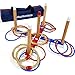 Ringwurfspiel - Ring Toss Game -Throwing Quoits Game with Carry Bag