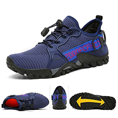 Image of ABAO Hiking Shoes Men Women Outdoor Sports Shoes Non-Slip Breathable Sneakers Low Top Walking Shoes for Outdoor Trailing Trekking Walking Climbing Travel Lightweight