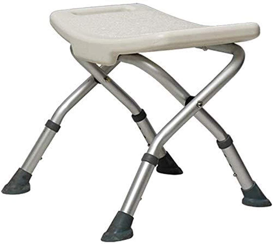 Tabouret de douche handicapé et siège en aluminium léger pour adulte