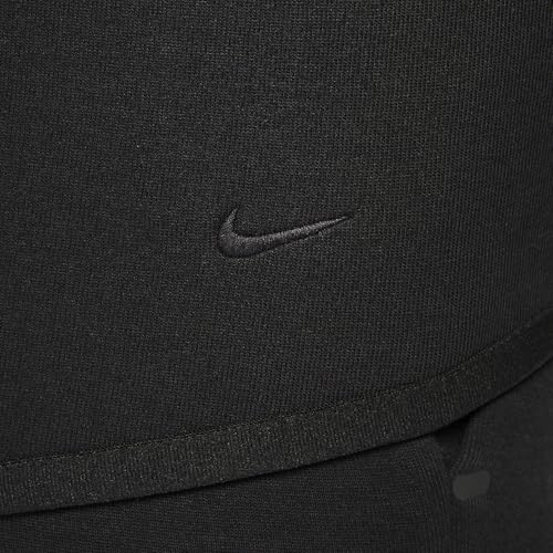 Nike Sportswear Tech Fleece Girls' Full-Zip Hoodie (HV8695-010, Black/Black/Black/Black)3