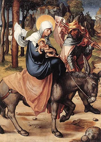 Lienzo Los Siete Dolores de la Virgen de Albrecht Dürer pintura decorativa 60x90cm para oficina