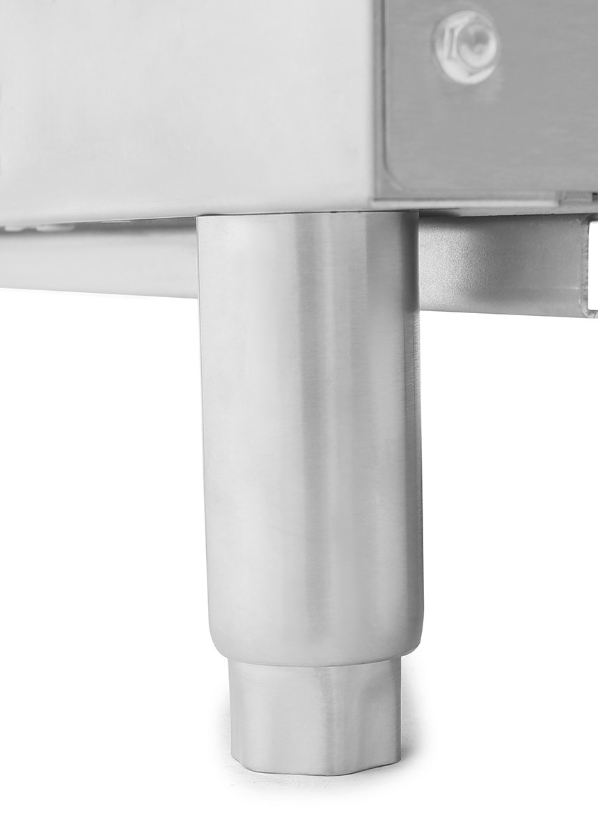 Atosa ATMG-24 (2) Burner 24" Stainless Steel Manual Gas Griddle |60,000 BTU