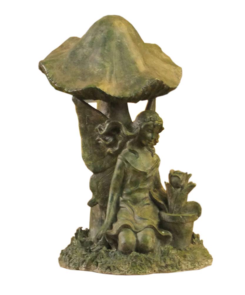 Sculpture d'ange en résine de jardin pour sublimer vos massifs