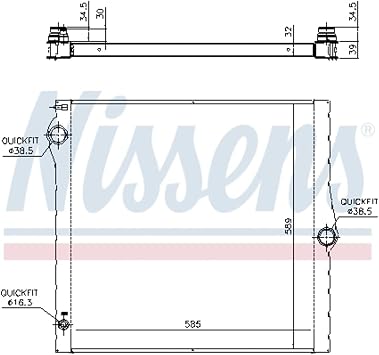 Nissens Radiator - 60825