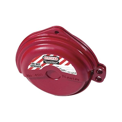 Master Lock reja giratoria para cierre de válvulas, Rojo, 1