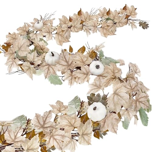Guirlande festive d'Halloween de 1,72 m portable et modulable