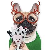 SHARLOVY Dog Squeaky Toys 5 Pack, Pet Crinkle Toy No Stuffing Animals Plush, Dog Chew for Large and Medium, Doggie Teething for Boredom - Image 8