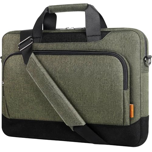 DOMISO 17-17.3 Pouces Sacoche pour Ordinateur Portable Mallette d'affaires Sac à Bandoulière Compatible avec 17.3