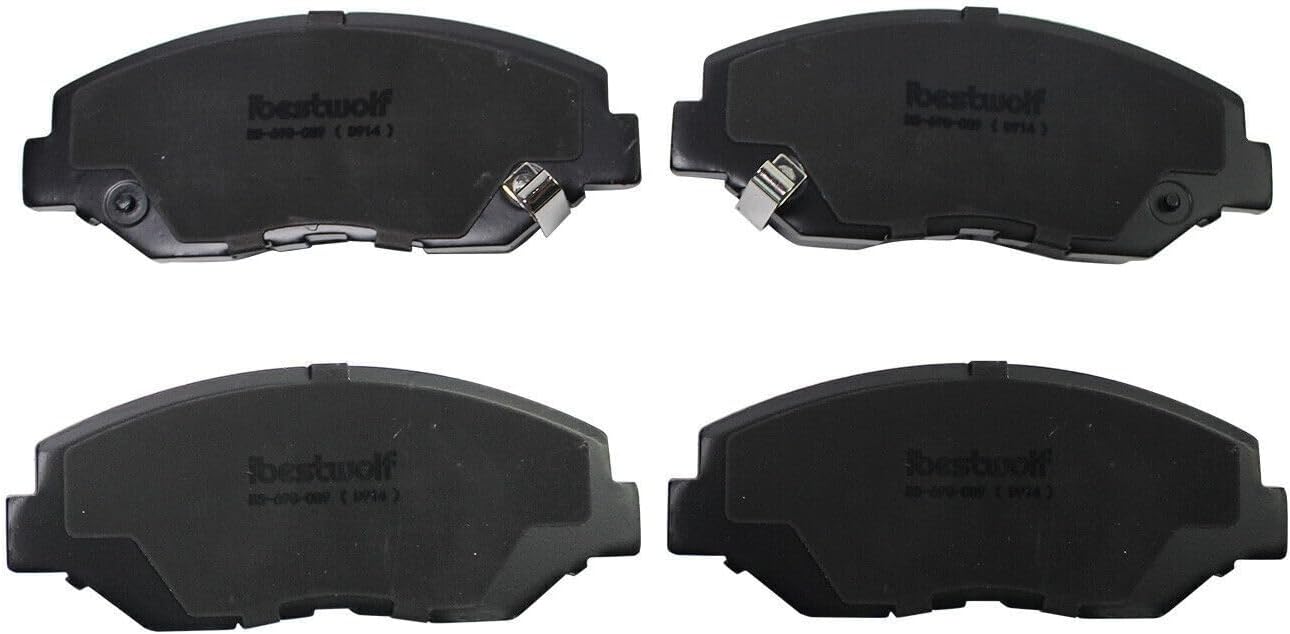 BST BSSP Front & Rear Ceramic Brake Pads, Truck and Tow Brake Pads Set P-914 P-536, D914 D536 for 2002-2003 2004 Honda CR-V 2003-2011 Honda Disc Break Brake Pad