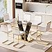 LUFTUT Bar Stools Set of 4,Gold Bar Stools with Back,25