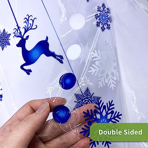 Vinilo decorativo navideño Alwayspon para ventana 15.75x22.05 in miniatura 5