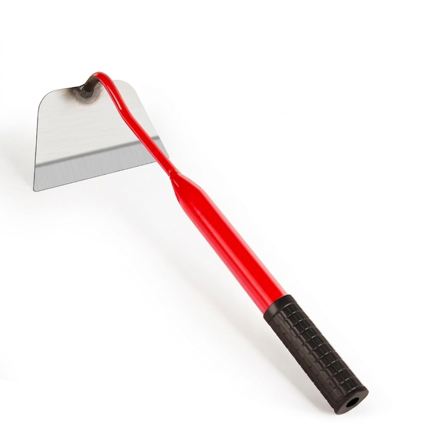 SOHNVWTGD 15.7-Inch Dual-Head Garden Hoe and Rake Tool, Manganese Steel Hand Cultivator for Soil Loosening and Debris Removal in Raised Beds and Pots