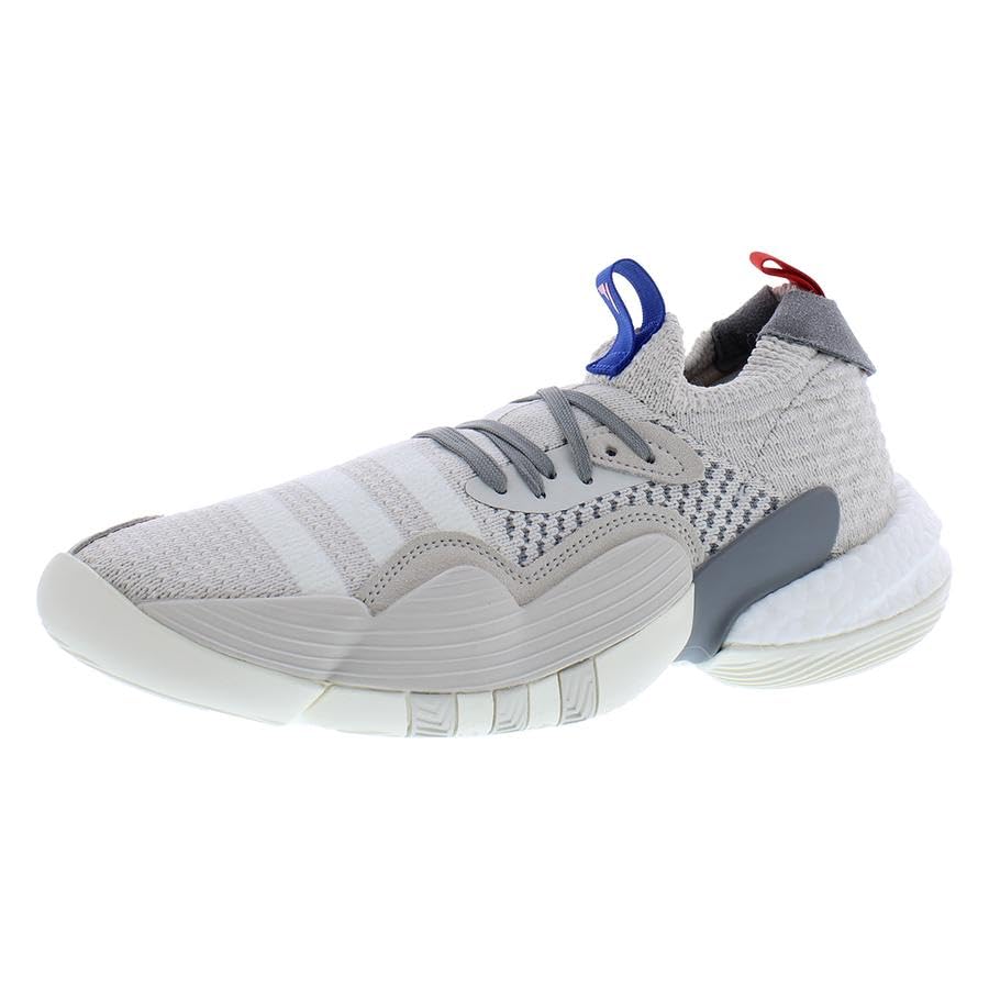 Image of adidas SM Trae 2 KU Unisex Shoes Size 9, Color: White /Grey