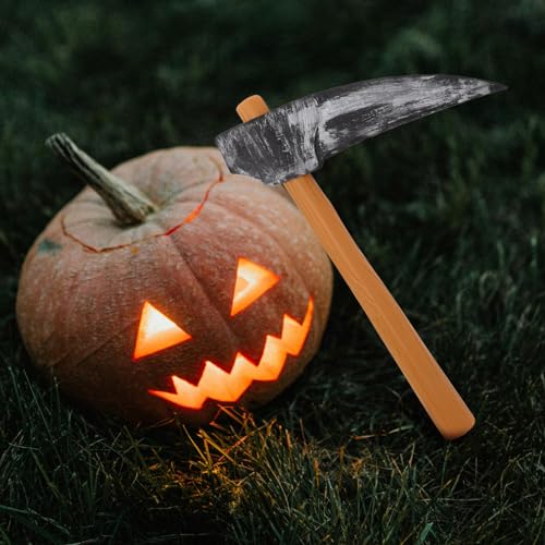 MAGICLULU Pickaxe Prop Halloween Realistic Prop Fake Foam Props Halloween Fake Weapo Toy Halloween Party Butcher Costume Accessories - Image 6