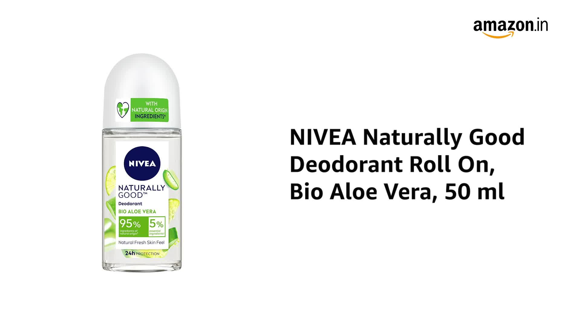 Buy NIVEA Naturally Good Deodorant Spray, Bio Aloe Vera For Women, 75 Ml  Online at Low Prices in India - Amazon.in