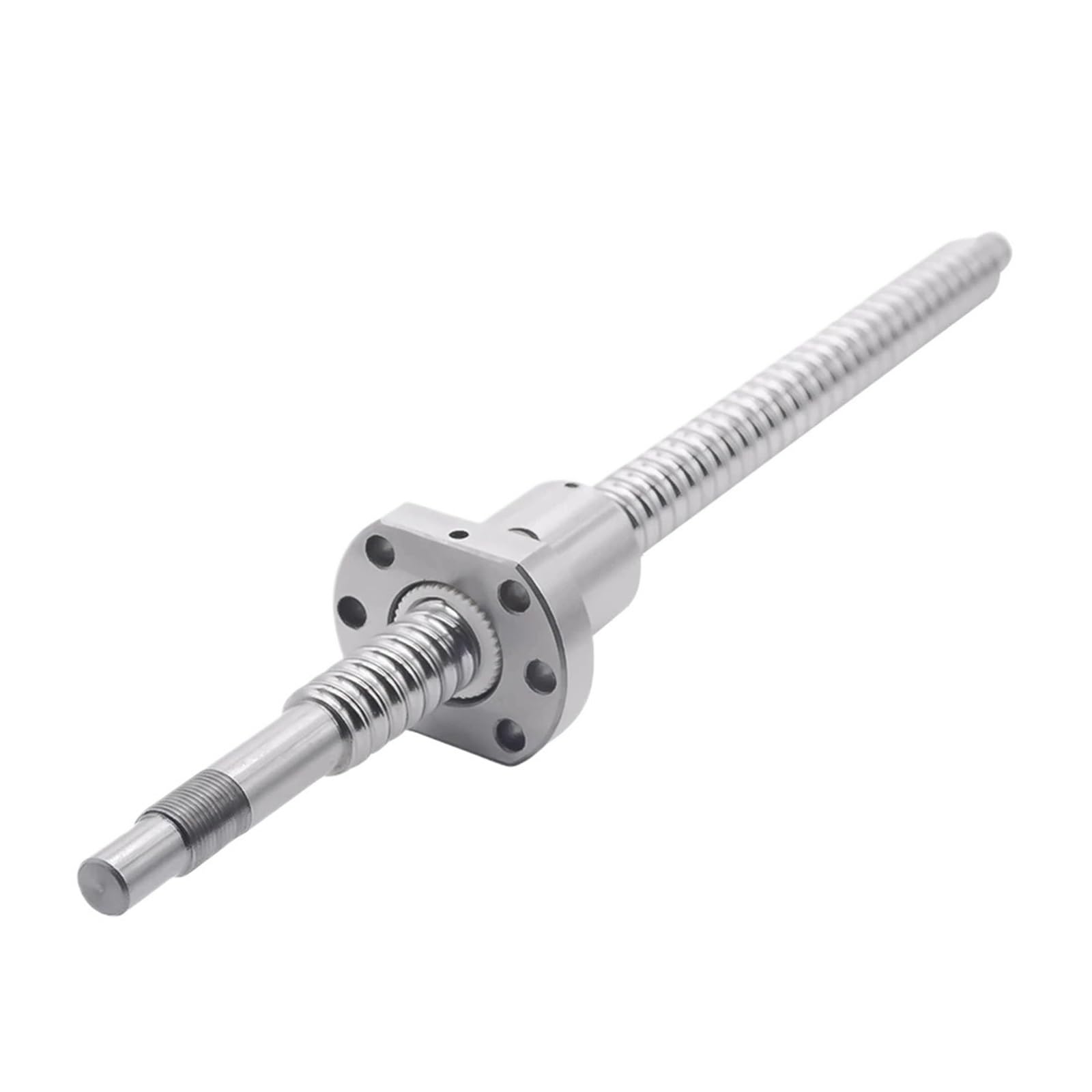 Husillo de bolas, husillo de bolas de guía lineal SFU1605 200 300 350 400 500 600 800 1000 mm Tornillo de bola C7 1605 Brida Tuerca de bola simple BK/BF12 RM1605 Extremo mecanizado(500mm)