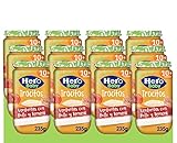Hero Baby Trocitos Tarritos de verdura, ternera y arroz -Para Bebés a Partir de los 10 Meses - Pack de 12x235gr