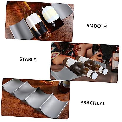 Soporte para botellas ABOOFAN estilo europeo blanco miniatura 6